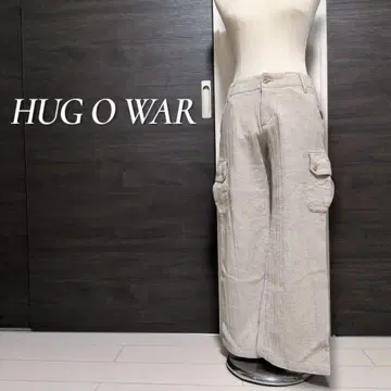 [새상품급] HUG O WAR 울 와이드 팬츠 사이즈 38