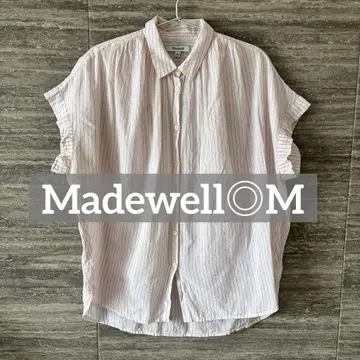 Madewell 반팔 스트랩 셔츠 M 셔링 새상품급 돌먼 슬리브