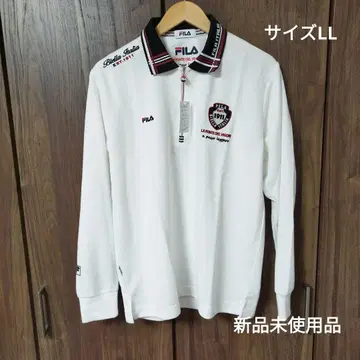 미사용 새상품 FILA 휠라 골프 하프 지퍼 긴팔 피케 셔츠 사이즈 LL