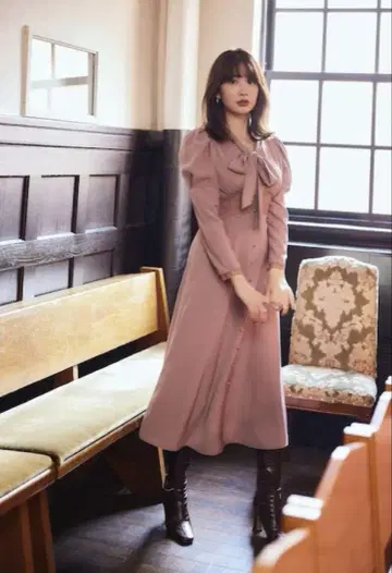 herlipto Mademoiselle Bow-Tie Lace Dress