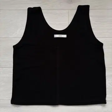 anuke 앙누크 jersey tank top 은 블랙