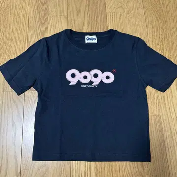 9090 로고 프린트 티셔츠 S 블랙