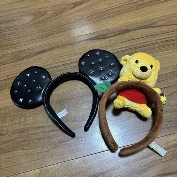 미키마우스 머리띠 스터드 디즈니 푸우