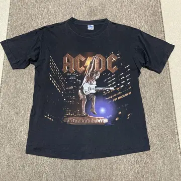AC/DC 밴드 티셔츠 M 사이즈 블랙