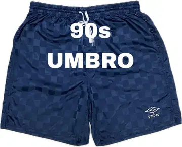 90년대 UMBRO XL 체크 숏팬츠 올드 빈티지 태국제
