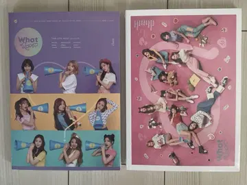 TWICE What is Love? 핑크 블루 버전 2 형태 세트