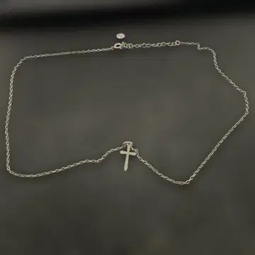 실버 925 크로스 모티브 목걸이