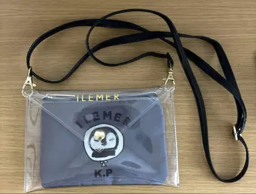 ILEMER KP 펭귄 클리어 미니백 벌룬