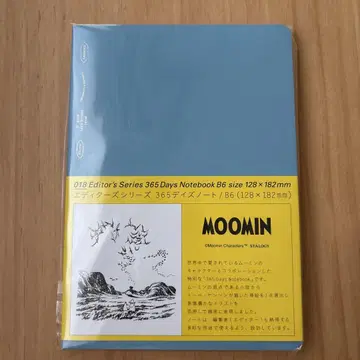MOOMIN 365 Days Notebook B6 파랑