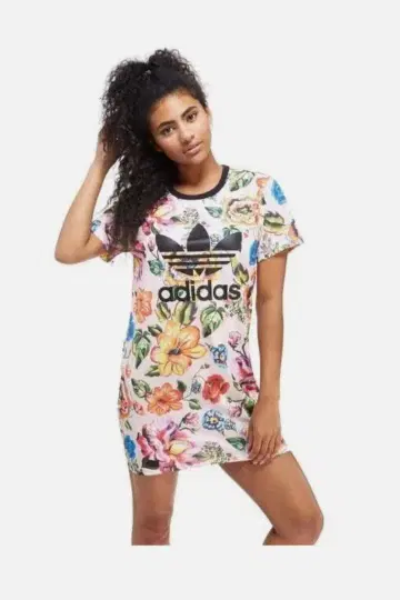 adidas 아디다스 오리지널스 팜 레어 꽃무늬 원피스 S