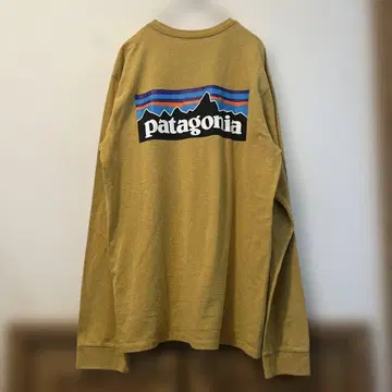 patagonia 긴팔 티셔츠 머스타드