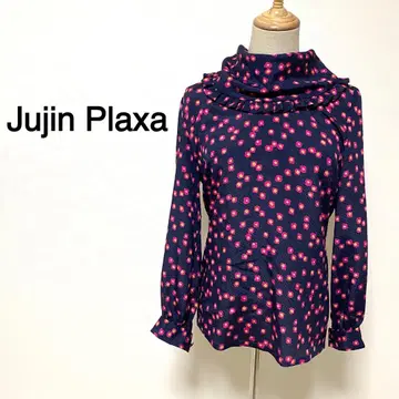 Jujin Plaxa 네이비 컬러 올 패턴 셔츠