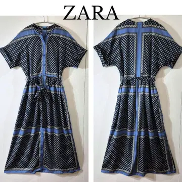 ZARA 페이즐리 무늬 스카프풍 원피스 SIZE S