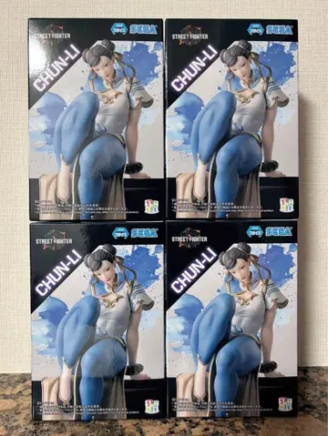 스트리트 파이터 6 쬬코노세 프리미엄 피규어 춘리 4개 세트