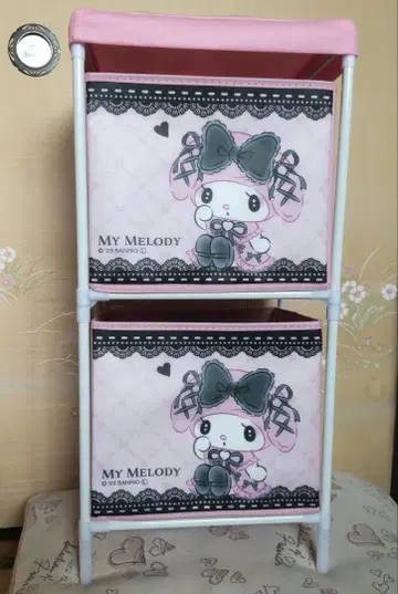 마이멜로디 수납 박스 핑크