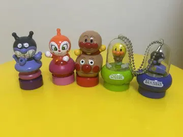 레트로 호빵맨 스탬프 세트 피규어