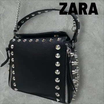 [인기 완판템] ZARA 스터드 블랙 숄더백 2WAY y2k