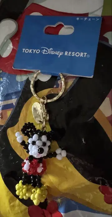 미사용 새상품 디즈니 Disney 미키 비즈 키링