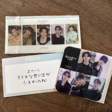 SEVENTEEN Cafe 조슈아 포토 카드 세트