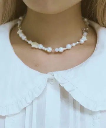 Fekete 스타 비즈 목걸이 위시코어
