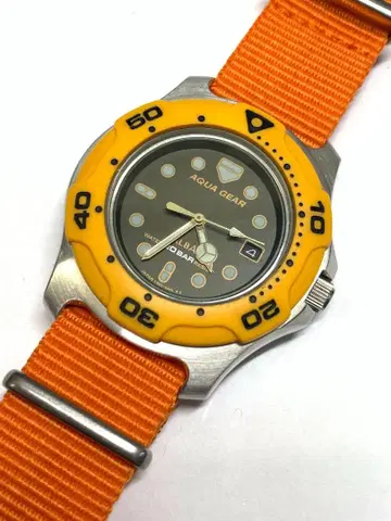 A5303 AQUA GEAR V322-0A00 다이버즈 손목시계 오렌지