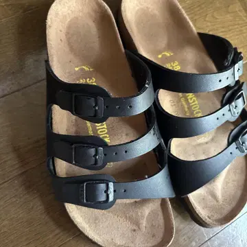 BIRKENSTOCK 블랙 샌들 38 24.5