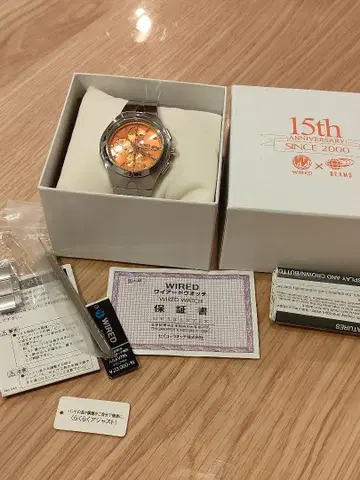 SEIKO WIRED BEAMS 콜라보 15주년 기념 모델