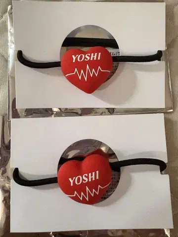 TREASURE 요시 YOSHI 머리끈 2개 POPUP 팝업