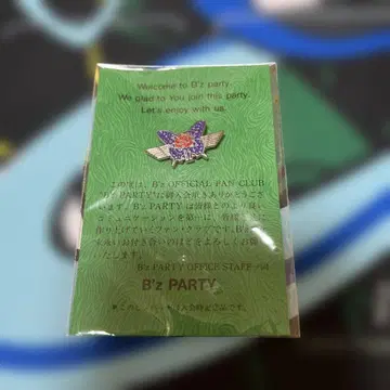 B'z B'z PARTY 입회 기념 핀 배지 덤 있음