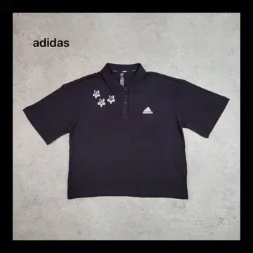 [미사용 새상품] adidas 아디다스 자수 반팔 폴로셔츠 L 사이즈