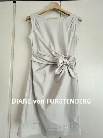DIANEvonFURSTENBERG 슬리브리스 원피스 리본 (2)