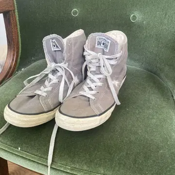 CONVERSE ONE STAR 그레이 하이컷