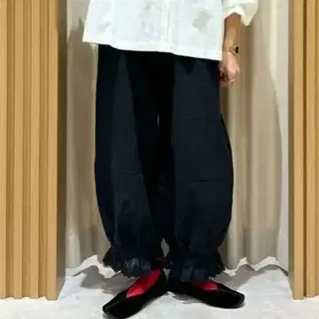 [새상품급] SM2 사만사 모스모스 밑단 조임 레이스 속바지 블랙 스캘럽