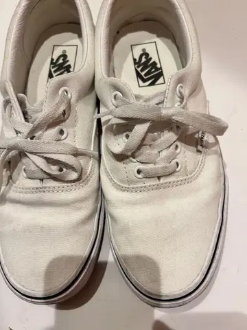 VANS 화이트 스니커즈 로우컷 에라
