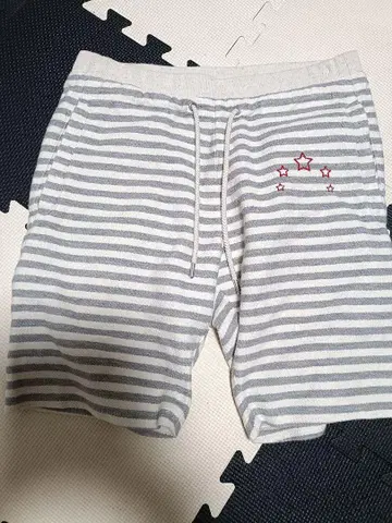 daboro 다보로 파일 원단 보더 디자인 숏팬츠