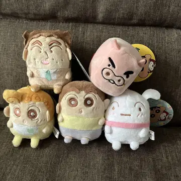 짱구는 못말려 봉제 인형 5종 세트