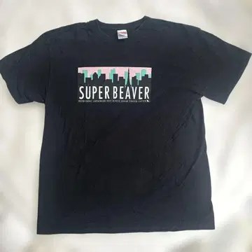 SUPER BEAVER 라이브 티셔츠 블랙 L 사이즈