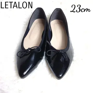 LETALON 르탈론 포인티드 토 에나멜 밸리 슈즈 23cm