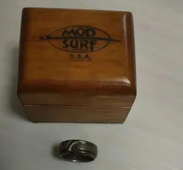 MOD SURF 파도 무늬 반지 925 실버