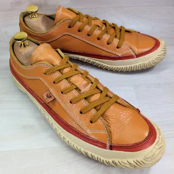 스핑글 무브 26.5cm 오렌지 가죽 스니커즈 A485