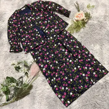 [ MITSUKOSHI ] 꽃무늬 셋업 (자켓 스커트)