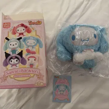 Sanrio 캐릭터 봉제 인형 스카이블루
