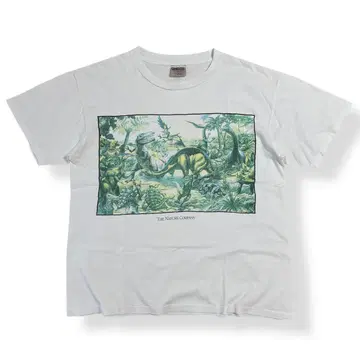 80년대 90년대 ONEITA Green Dinosaur 티 USA제