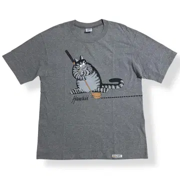 90s 00s Crazy Shirt Hawaii Cat Tee