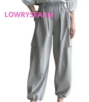 LOWRYSFARM 새상품급 카고 팬츠 트렌드 넉넉한 핏 인기 체형 커버