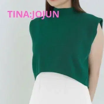 TINA:JOJUN 새상품급 슬리브리스 상의 예쁨