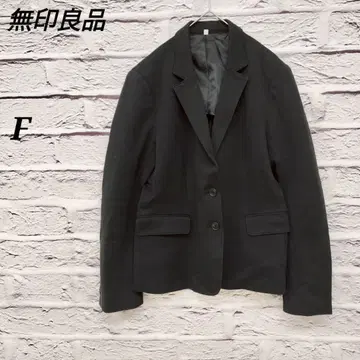 R4820 무인양품 [L] 테일러드 자켓 싱글 블랙