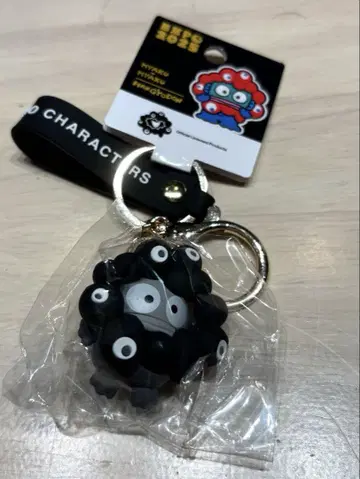 간사이 엑스포 회장 한정판 블랙 먝먝 블랙먝 키링 산리오 한교동
