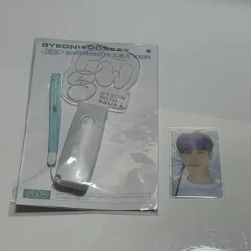 Byeon WooSeok 변우석 팬미 응원봉 트레이딩 카드