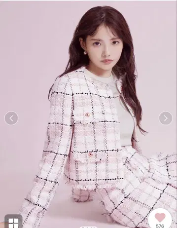SNIDEL 트위드 자켓 스나이델